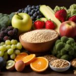 High-fiber foods chart for constipation relief