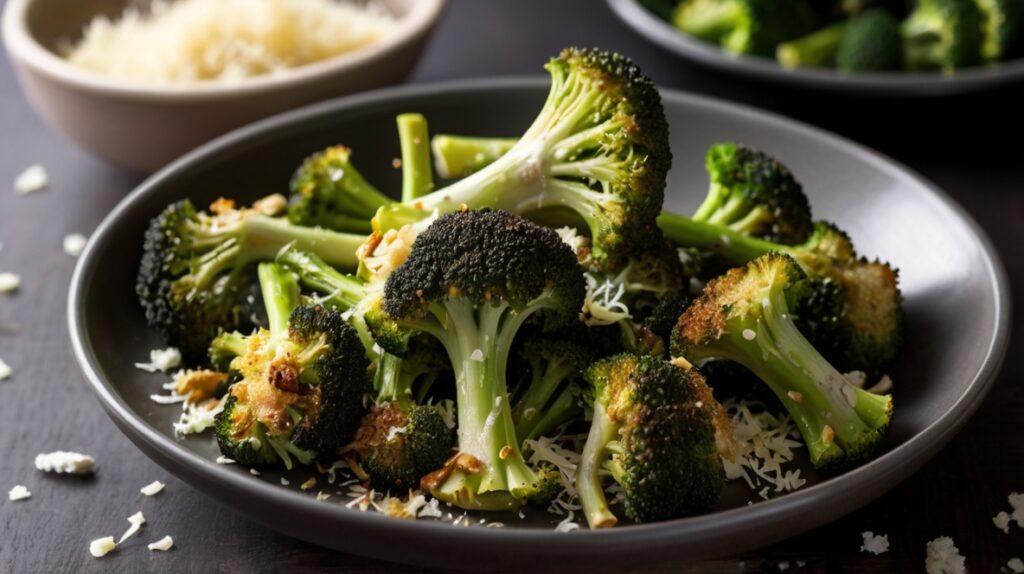 Broccoli Florets: The Versatile Vegetable for Every Meal 8 Roasted broccoli with garlic and Parmesan cheese